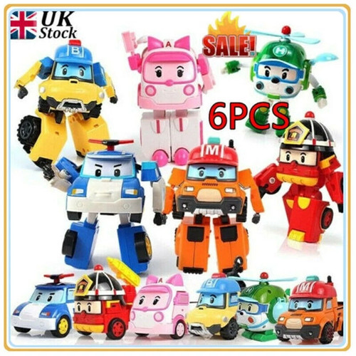 Academy robocar toys poli - 6x,